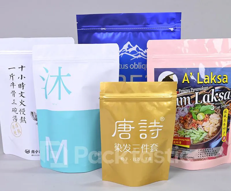 Custom Printed Flexible Packaging with Brand Logo