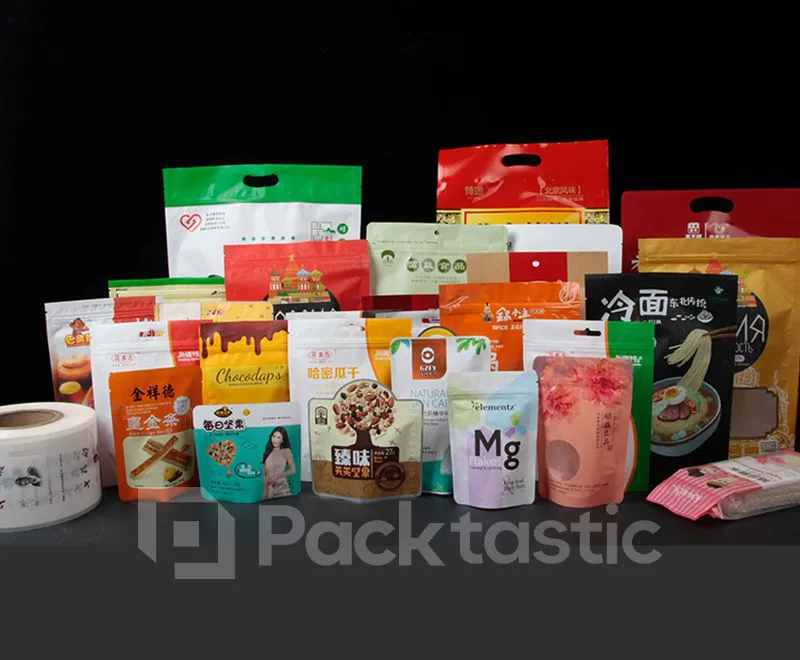 Custom Printed Flexible Packaging with Brand Logo
