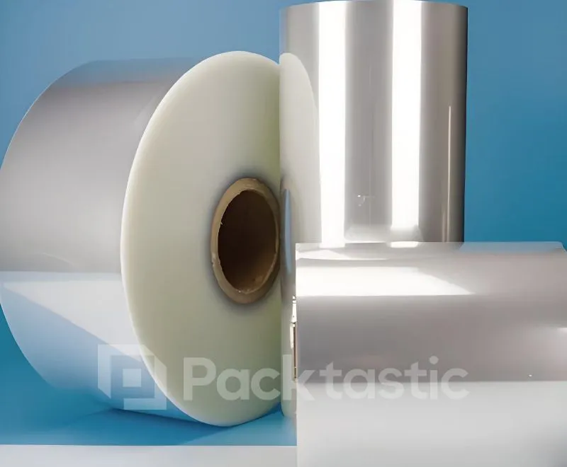 Cast polypropylene film for food-safe packaging and lamination layers.