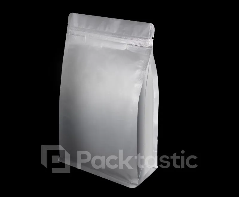 Aluminum Foil Flat Bottom Bags for Coffee and Tea Packaging