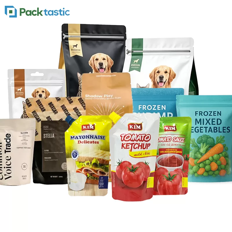 Custom Printed Flexible Packaging with Brand Logo